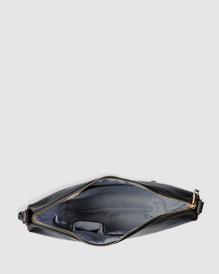 Louenhide Daisy Black Stripe Crossbody Bag
