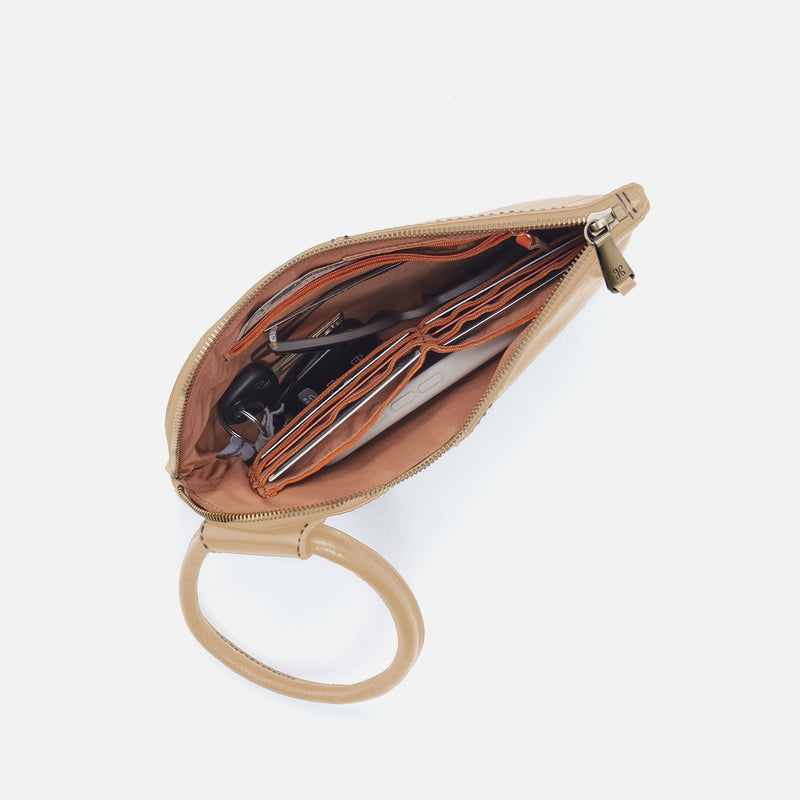 Hobo Sable Wristlet- Desert Sand