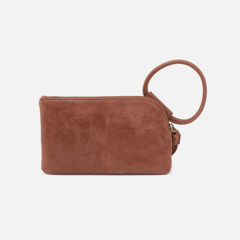 Hobo Sable Wristlet- Burnished Saddle