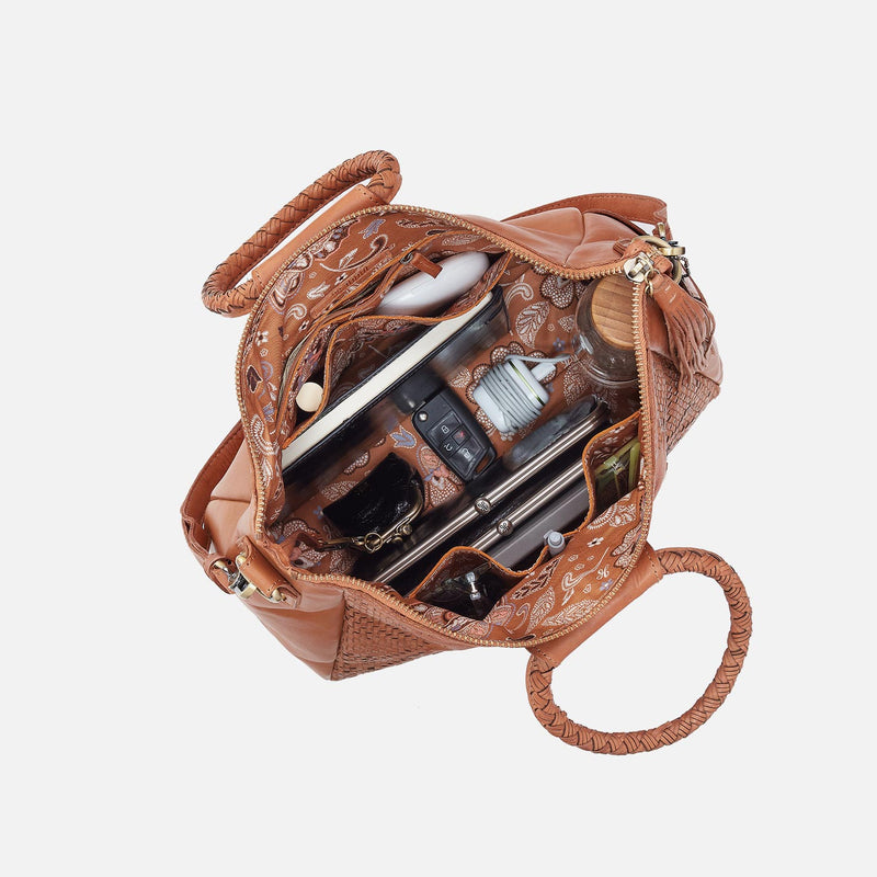 Hobo Shila Large Shatchel- Harvest Wheat