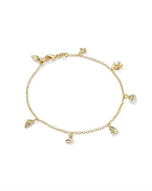 Kendra Scott Haloween Dlct Brc Gold Multi Mix