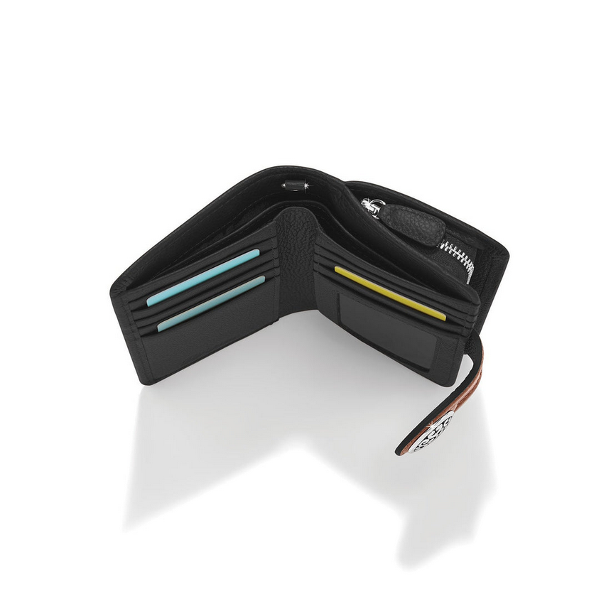 Brighton Blk/Brn Shelby Med Wallet