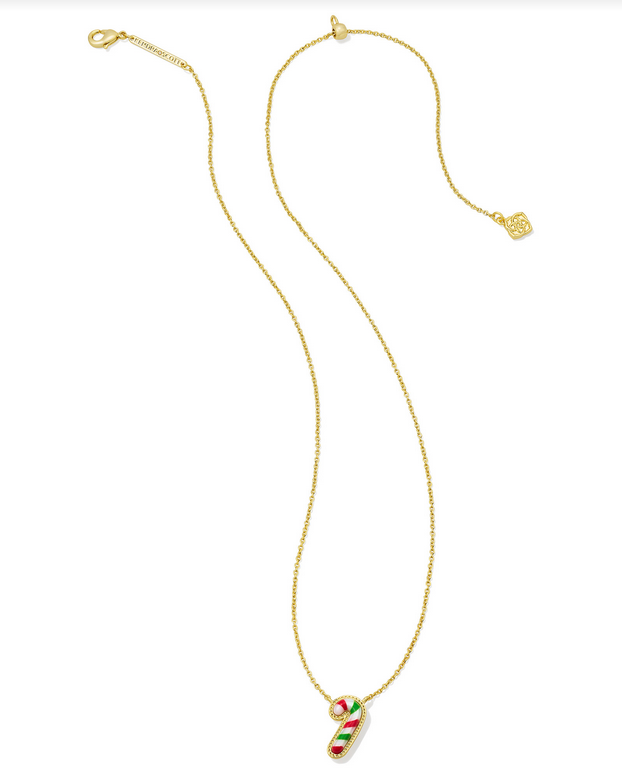 Kendra Scott Candy Cane Red Green Mix Necklace