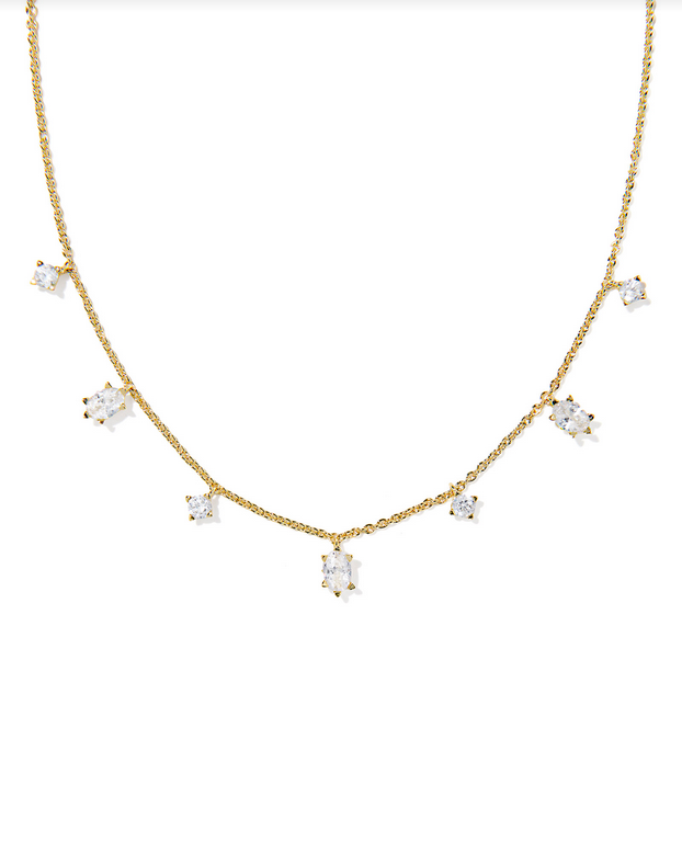 Kendra Scott Cailin Gold White Strand Necklace