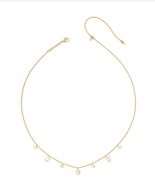 Kendra Scott Cailin Gold Ivory MOP Delicate Strand Necklace