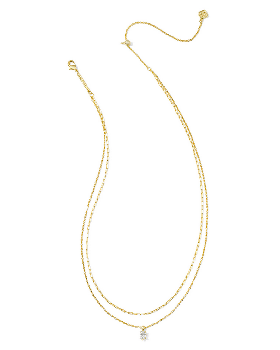 Kendra Scott Cailin Gold Multi Strand Necklace