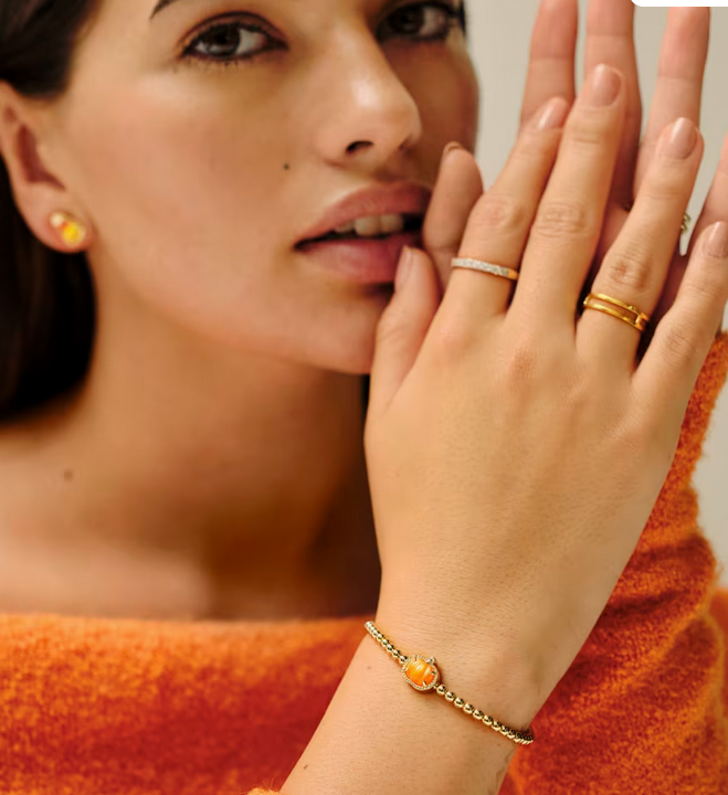 Kendra Scott Pumpkin Strech Bracelet