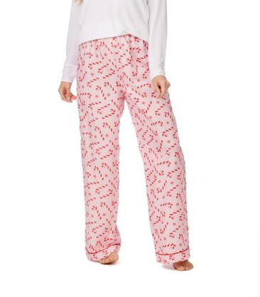 Pink Candy Cane PJ Pants