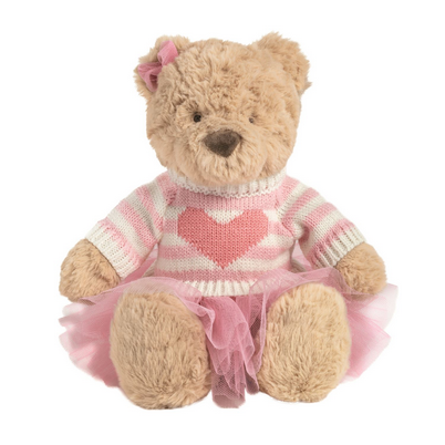 Heart Sweater Bear Plush