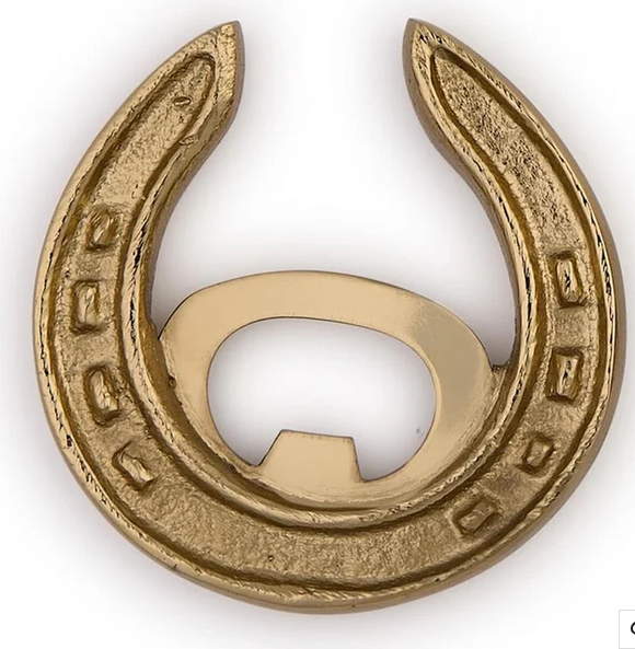 Gold Horseshoe Bottle Opener