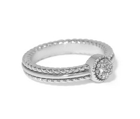 Brighton Illumina Celeste Dome Silver Ring