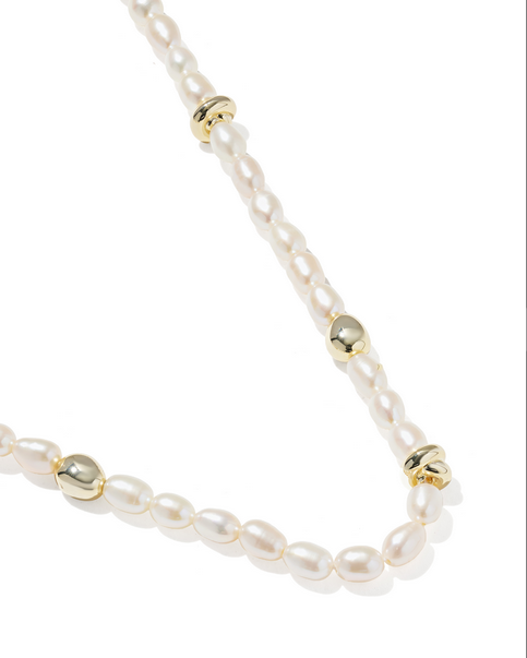 KENDRA SCOTT GABRIELLA GOLD FRESHWATER PEARL STRAND NECKLACE