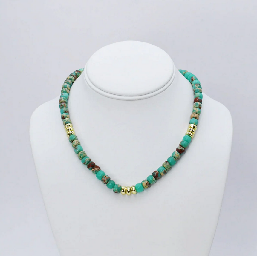 Treasure Jewels Stockyards Girl Gemstone Necklace