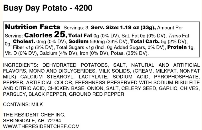 Busy Day Potato Soup