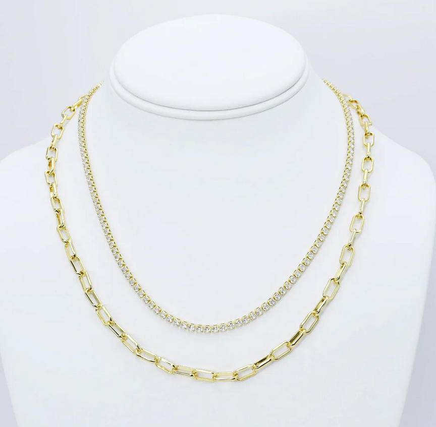 Treasure Jewels Layers of Glam Necklace