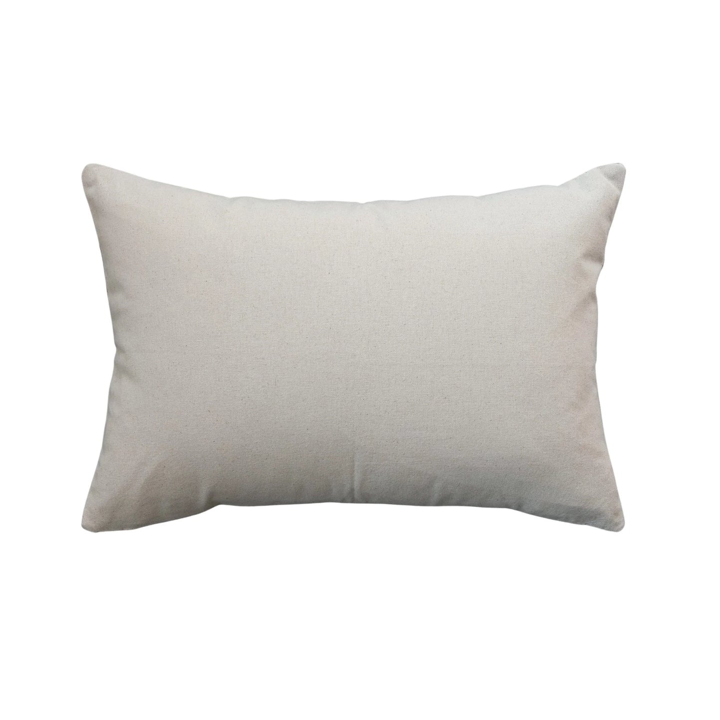 20"L x 14"H Velvet Lumbar Pillow w/ Gold Foil