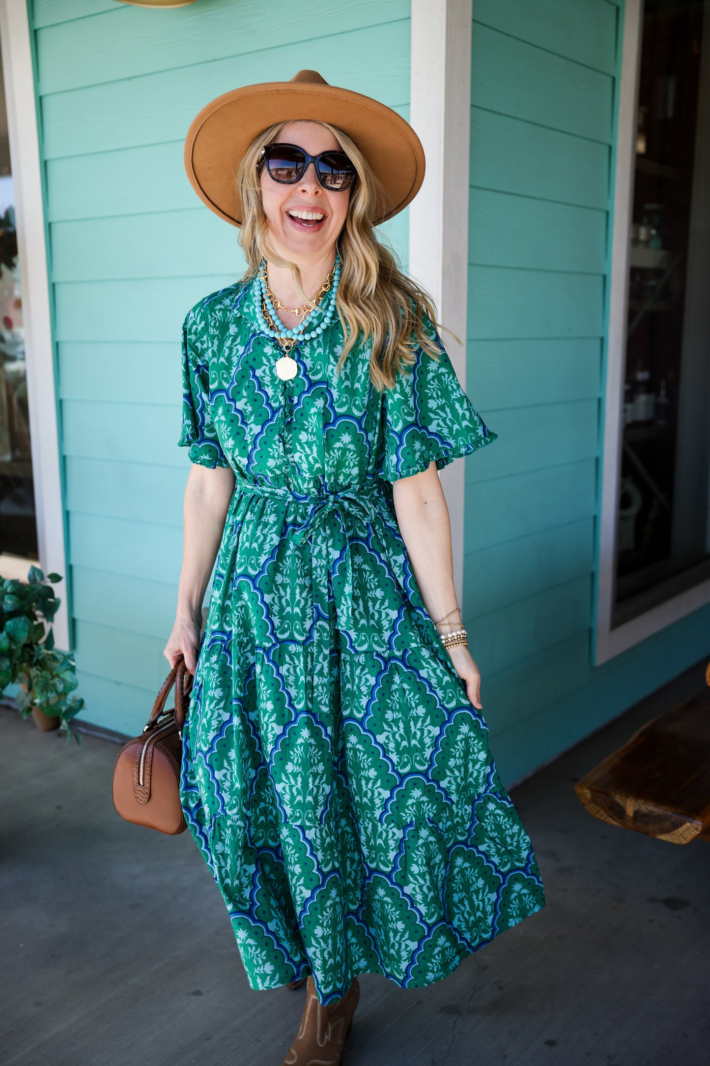 Blue Nova Multi Floral Dress