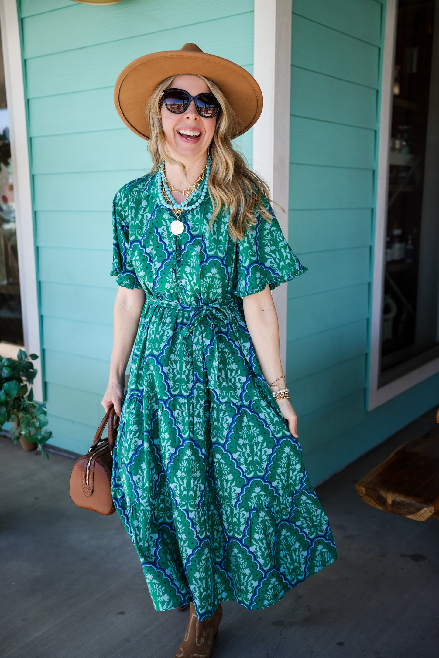 Blue Nova Multi Floral Dress