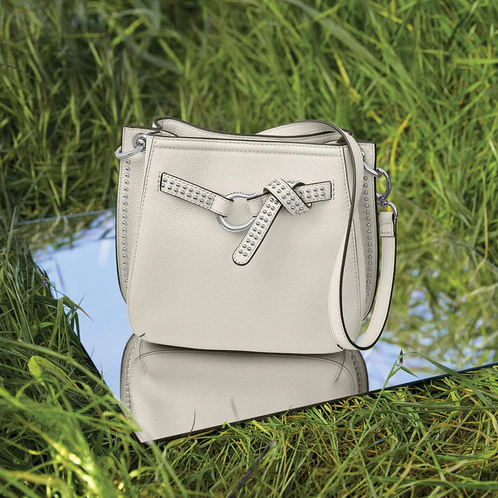 Brighton Cassidy Small Bucket Bag in Shoe White
