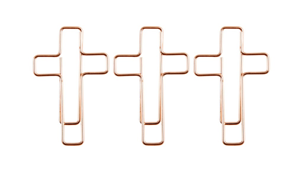 Church Notes Cross Paper Clip Set