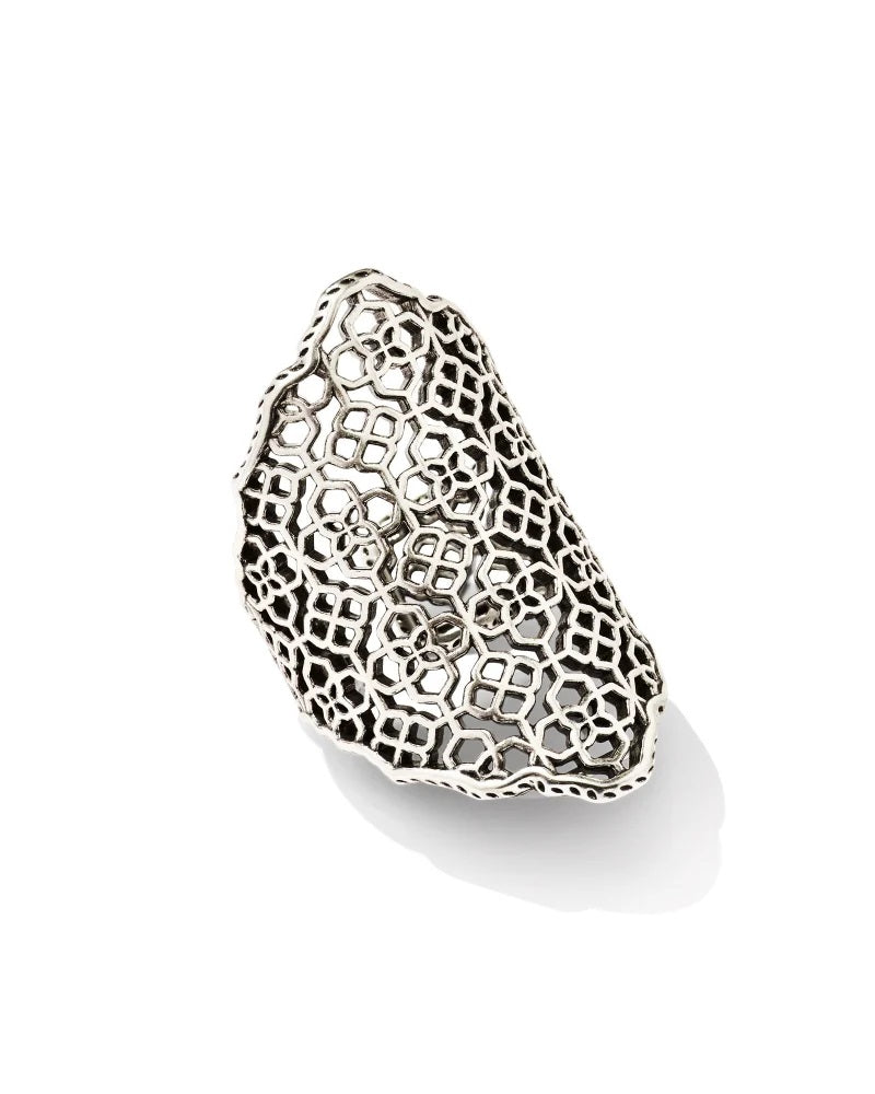 Kendra Scott Boone Cocktail Ring in Antique Silver