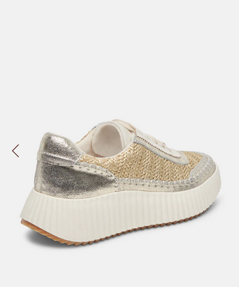 Dolce Vita Dolen Gold Knit Sneaker