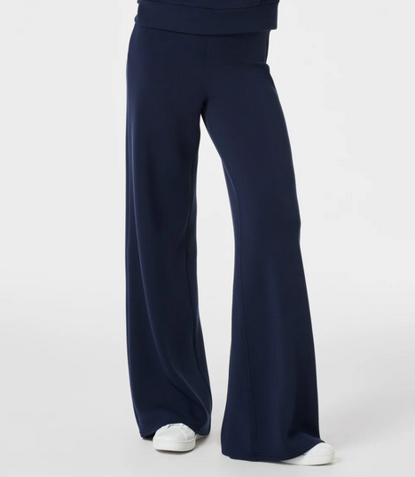 Spanx Air Essentials Wide Leg Pant Navy