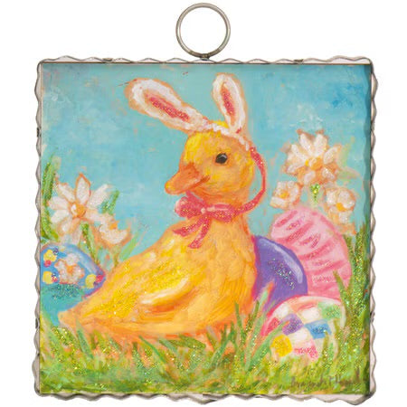 RTC Duck w/Bunny Ears Sign