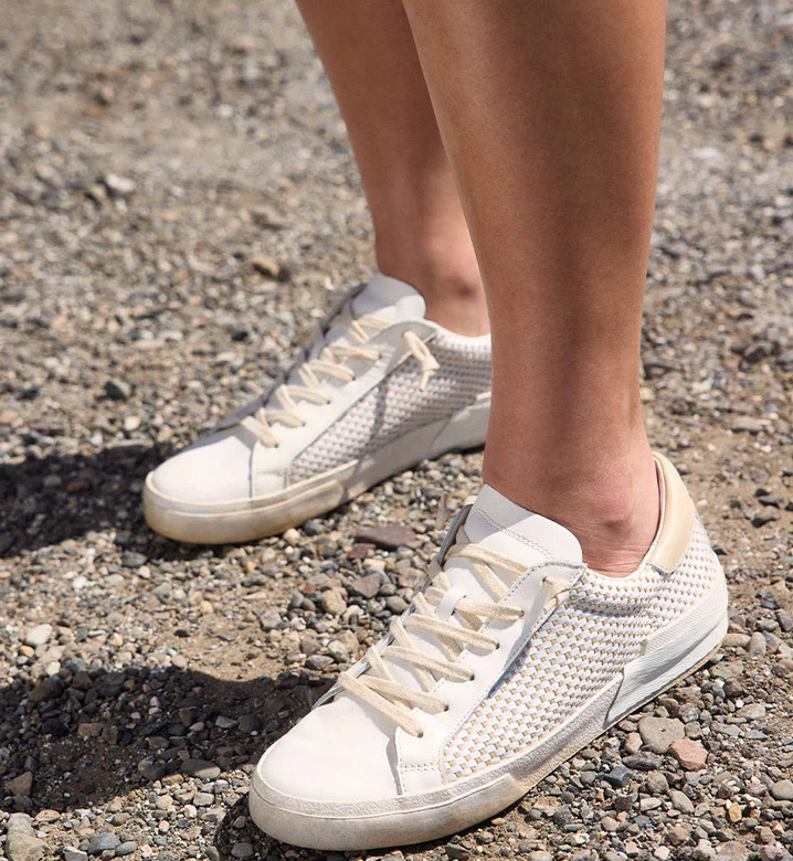 Dolce Vita Zina Tan Cream Sneaker