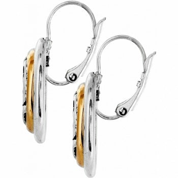 Brighton 2-Tone Spin Master Leverback Earrings