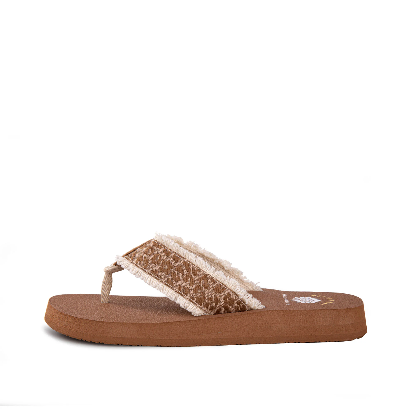 Yellow Box Nabhi Tan Leopard Flip Flop