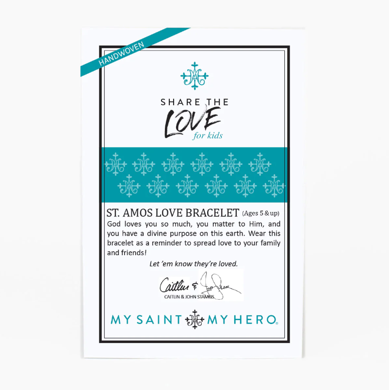 MSMH St Amos Love Bracelet Kids - Slate