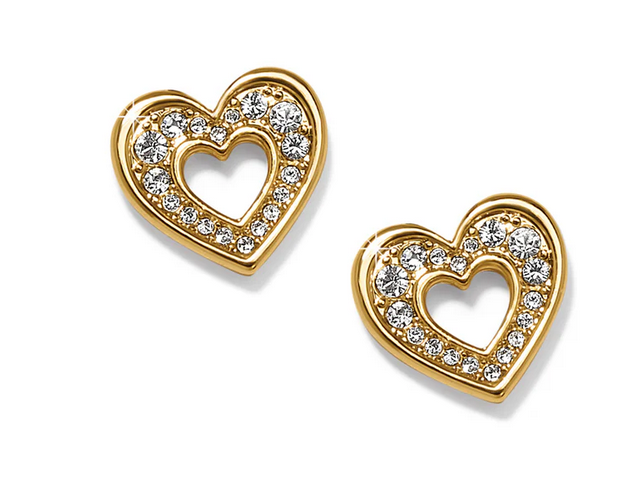 Brighton Enchanting Heart Post Earrings