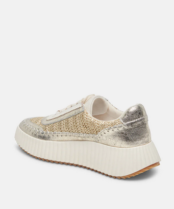 Dolce Vita Dolen Gold Knit Sneaker