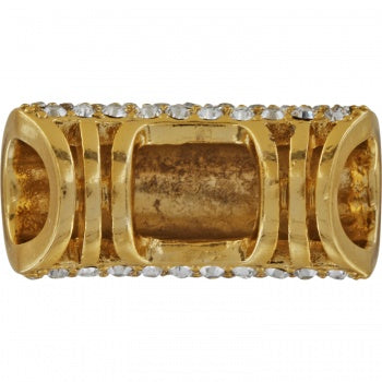 Brighton Gold Glitter Long Bead