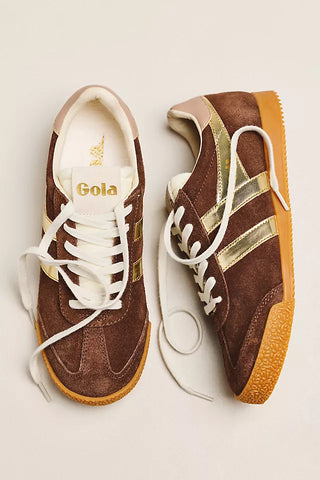 Gola Elan Glitz Dark Brown Sneakers