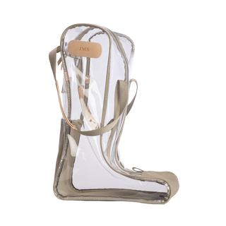 JH #1807 Clear Tall Boot Bag Tan