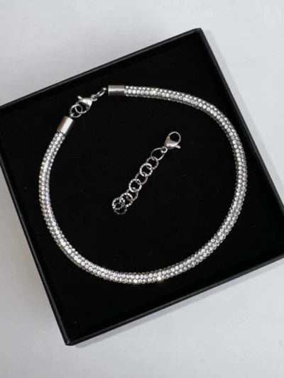 ROCKNOT Crystal Anklet 9"