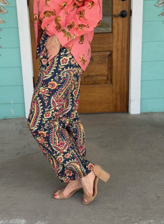 Ivy Jane Paisley Barrel Pant