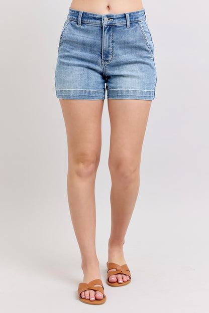 Judy Blue Trouser Denim Shorts