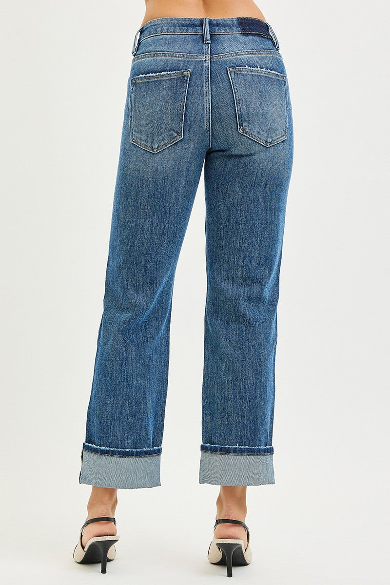 Risen 4 Way Stretch Straight Cuff Denim