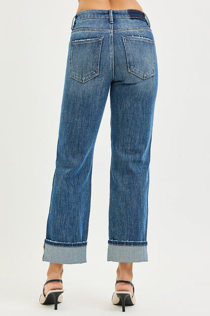 Risen 4 Way Stretch Straight Cuff Denim