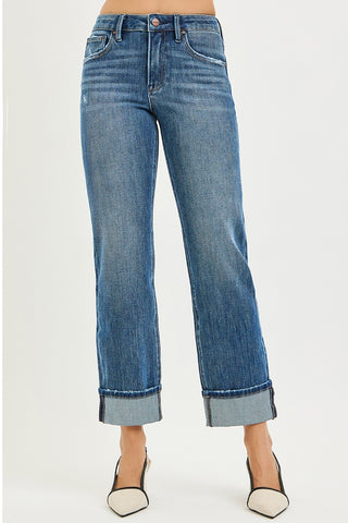 Risen 4 Way Stretch Straight Cuff Denim