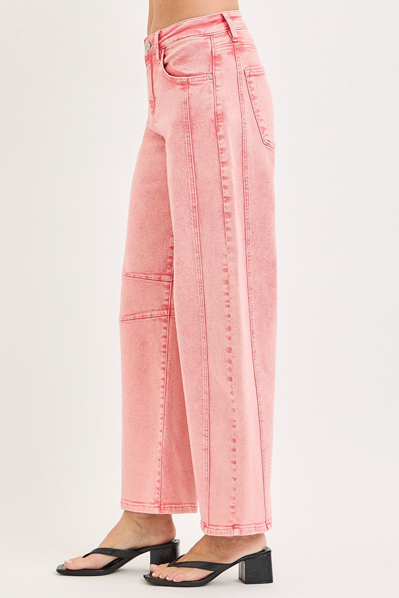 Risen Taffy Slouchy Ankle Barrel Denim
