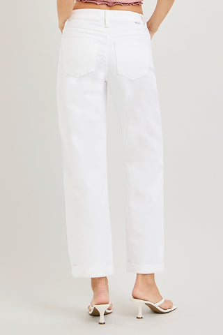 Risen MR Ankle Barrel Relaxed Denim