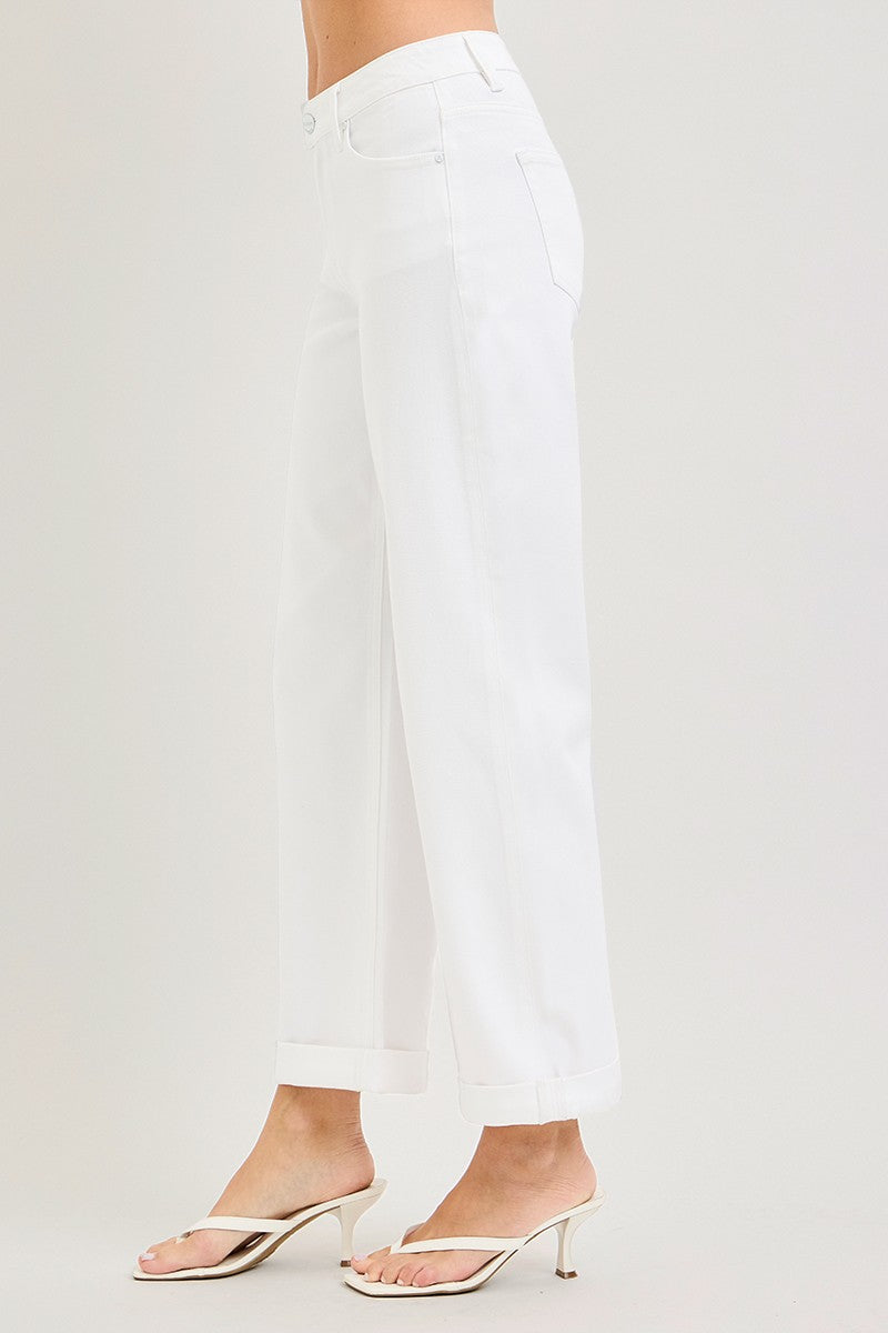 Risen MR Ankle Barrel Relaxed Denim