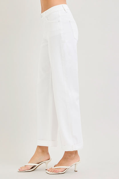 Risen MR Ankle Barrel Relaxed Denim