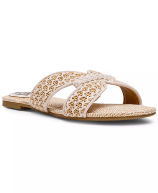 DV Geeya Light Raffia Slide Sandal