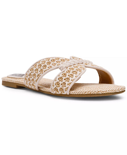 DV Geeya Light Raffia Slide Sandal