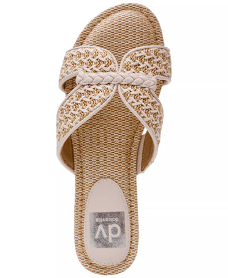 DV Geeya Light Raffia Slide Sandal